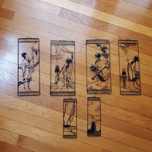 Wire wall decorations